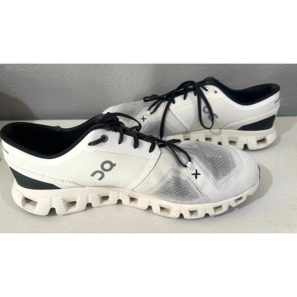 On Cloud X 3 Running Training Shoes Men’s Size 14 White/Black - Picture 4 of 10